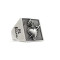 Heart with Spade Square base - Men Ring