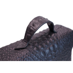 Les Magdalènes Crocodile print satchel