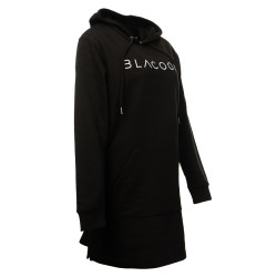 BLACOON Hoodie Kleid Switchblade Black