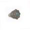Mandala Ring mit Türkis farbendenden Stein