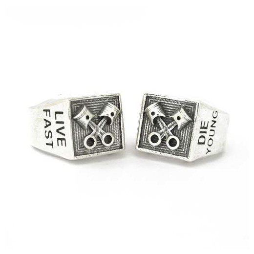 Live Fast-Die Young - Herren Ring
