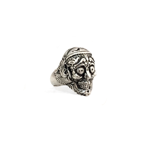 Tibetischer Totenkopf Ring