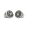 Heart with 7 Spades Square Round - Men Ring