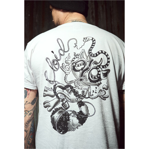 BLACOON Shirt Vintage Void White Boys 3XL